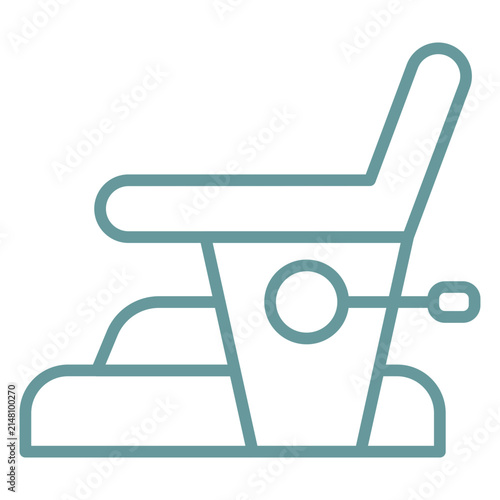 Foto Electric Chair icon style