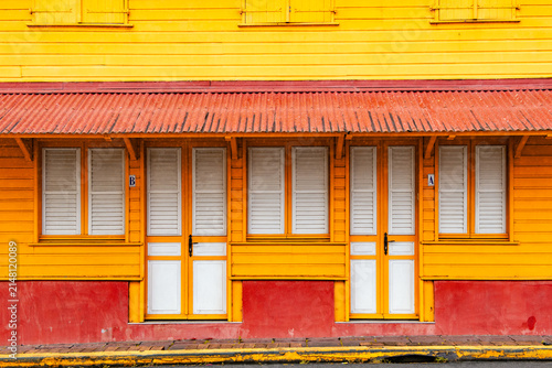 Colorful Caribbean house