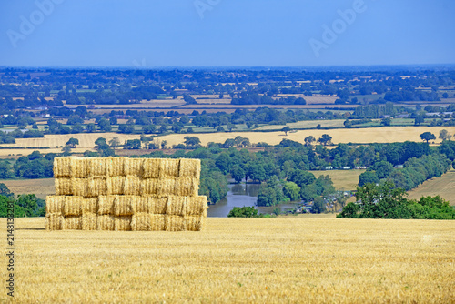 Haybales, in Hawkstone Park.
