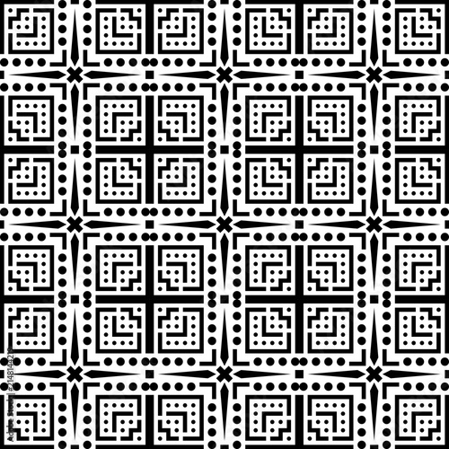 Seamless Abstract Geometric Art Deco Style Pattern Background