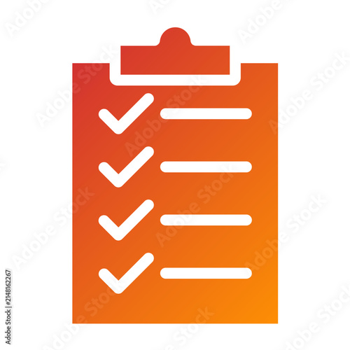 Completed Tasks Line Icon Style