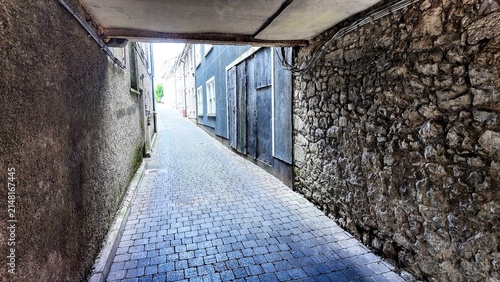 narrow street in the old town