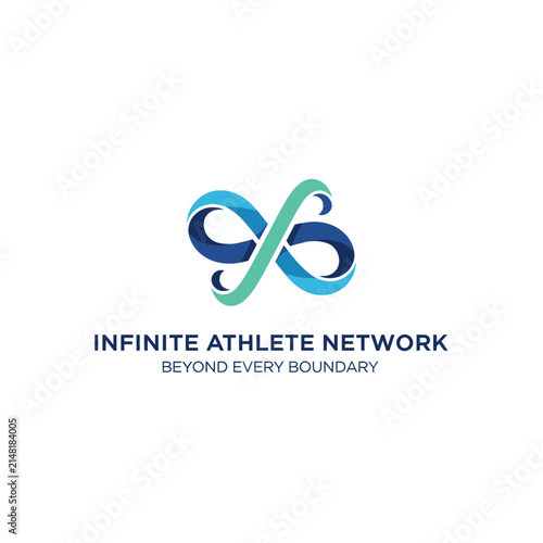 Infinite Athlete Network Logo - Infinity Symbol, Sports, Technology, Motion
