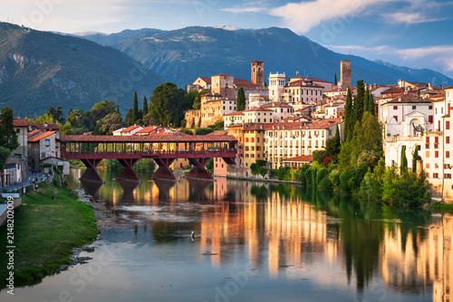 Bassano Del Grappa, Italy on the Brenta River