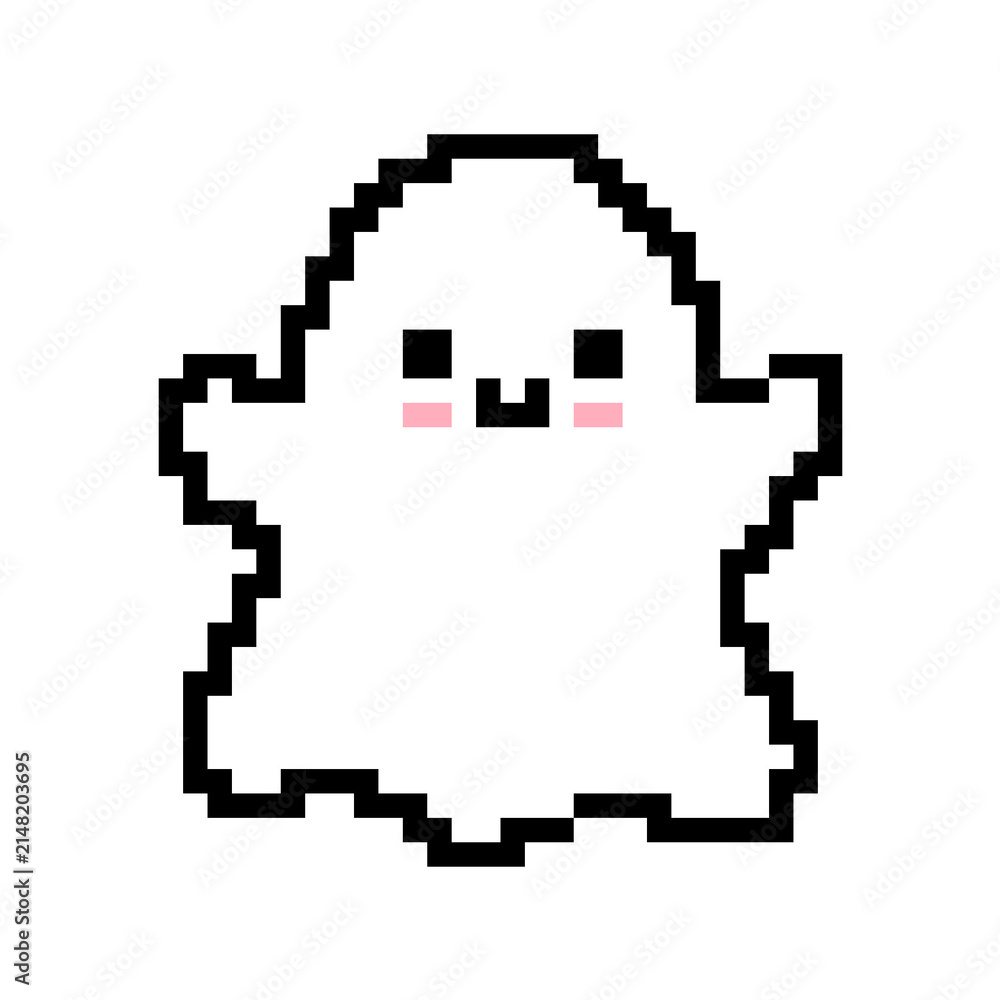 Fototapeta premium pixel halloween