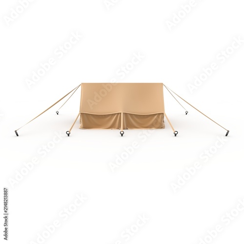 3d Render Military Tent Grade Shelter for Harsh Weather and Expeditions Sheltent