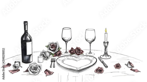 wine glasses and bottle