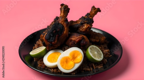 fried fish with lemon