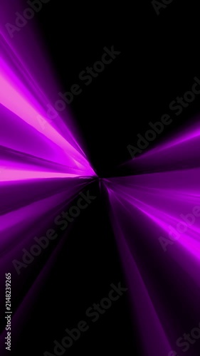 Abstract Purple Neon Light Rays Motion Background Futuristic Speed Tunnel Energy Flow 4K Seamless Loop Animation