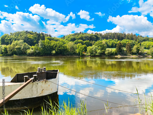 Beautiful summer view near Windorf, Danube, Passau, Bavaria, Germany