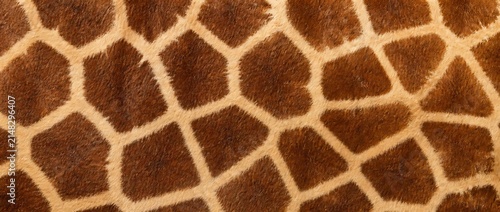 Close up of giraffe skin background