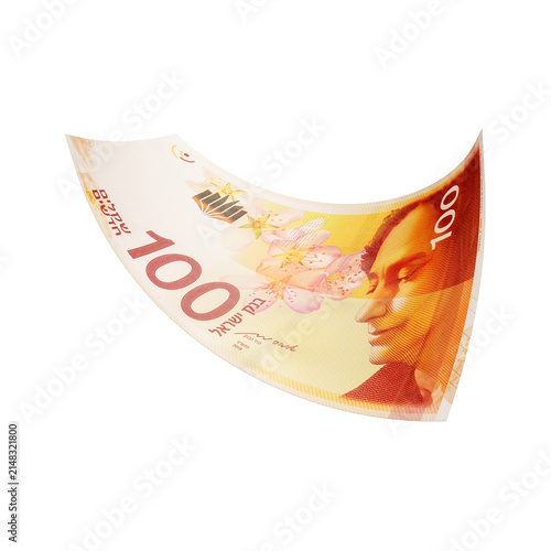 3D Asset - Israeli 100 New Shekel Banknote with Isolated Background