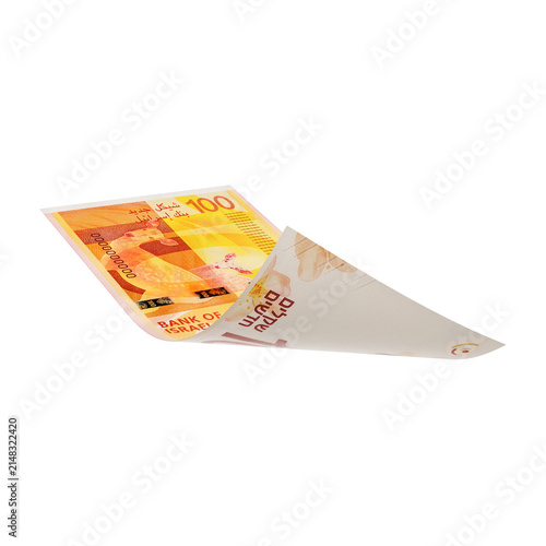 3D Asset - Israeli 100 New Shekel Banknote with Isolated Background
