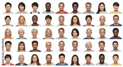Diverse Collection of Human Portraits