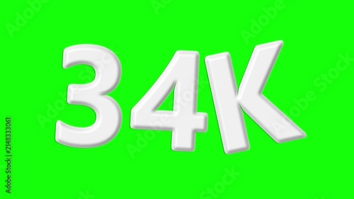 Number Animated Motion Graphic Overlay