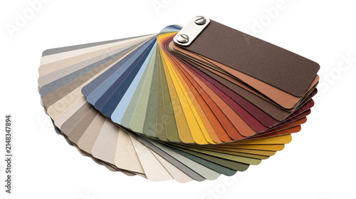 Color Swatch Fan Showing Diverse Palette Options.