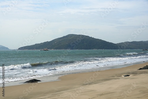 beach in the morning