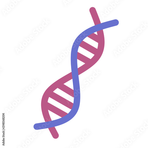 Genetic DNA Helix Structure Illustration