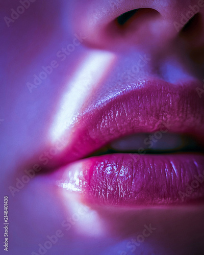close up of lips