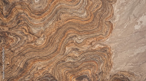 Natural brown onyx marble stone texture with wavy veins