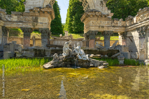 Fotografie Roman Ruin (originally the Ruin of Carthage) located within the gardens of Sch