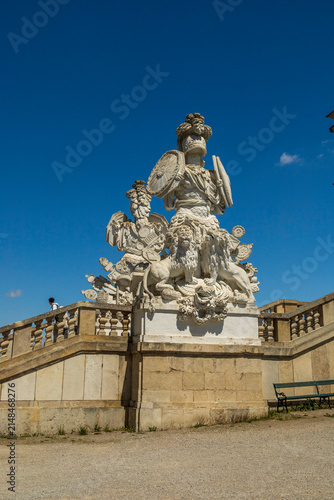 Bild auf Leinwand Gloriette monument located in the gardens of Schönbrunn Palace in Vienna, Austri
