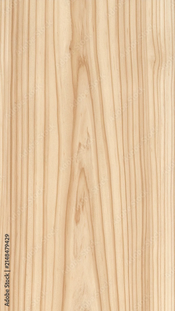Fototapeta premium Light Natural Wood Grain Texture Background with Cathedral Pattern