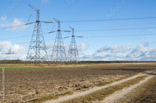 High voltage power lines