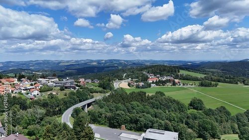 die B 54, Wechselbundesstraße bei Mönichkirchen, Niederösterreich 