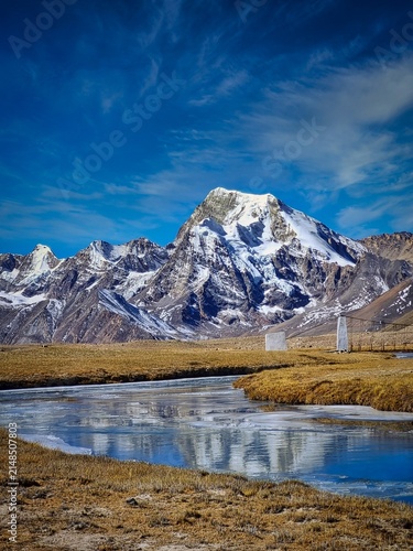 North Sikkim is the largest and most ruggedly beautiful district in the state of Sikkim, India. It is widely celebrated for its dramatic high-altitude landscapes, pristine alpine lakes, and snow-cappe