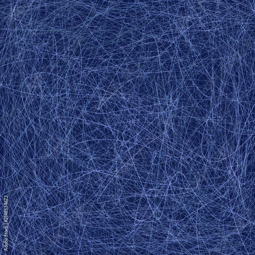 Blue abstract background featuring layered white graphite-style strokes, varied sketch brushes, and dynamic artistic textures creating strong visual impact.