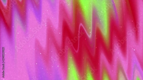 Abstract background with wavy vertical lines in vibrant pink and green colors.