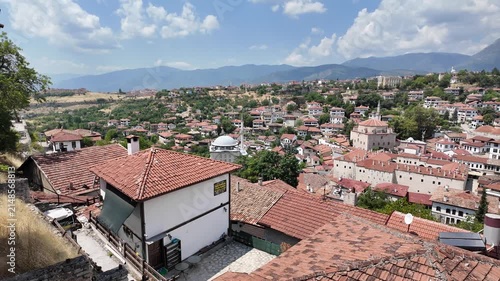 A view from the Safranbolu district of Karabuk, Turkey. Safranbolu has entered the UNESCO World Cultural Heritage list with its historical houses and streets.