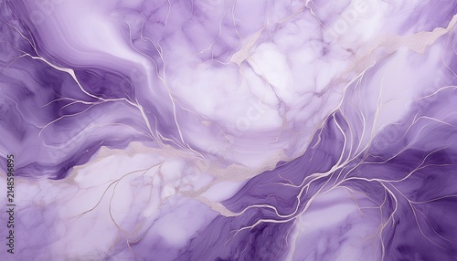 Soft Lilac Marble Background With Gentle Lavender And Pearl White Veins Delicate And Elegant
