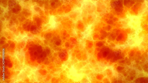 Konstfotografi An abstract fiery texture resembles a glowing surface or an energy field filled with warmth and movement