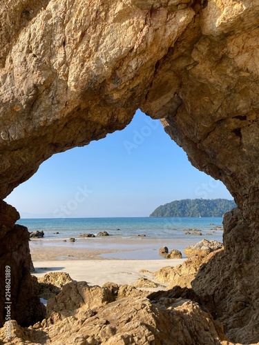 beach and sea at kho payam, ranong, thailand