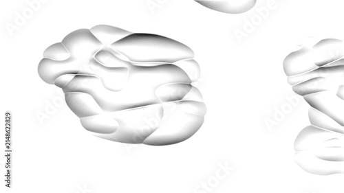 Abstract looping motion of black and white texture backgrounds