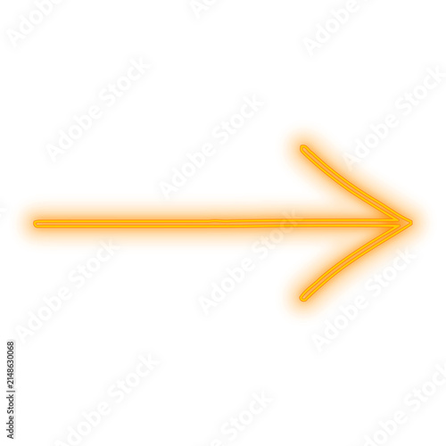 neon arrow right