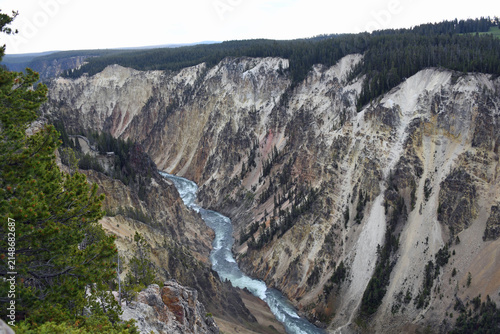 Yellowstone Canyon in Yellowstone National Park, Wyoming