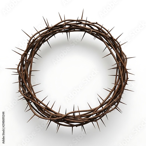 A crown of thorns symbolizing sacrifice and suffering