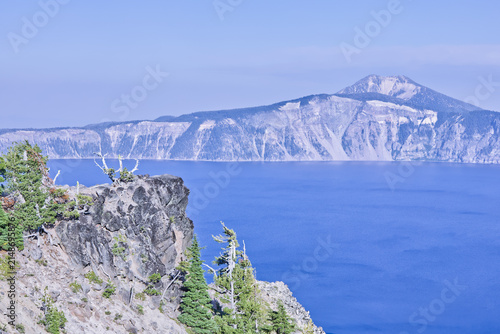 Crater Lake National Park Landscape During the Day