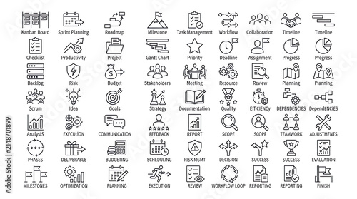 Graphics outlining business workflow steps provide a comprehensive overview of corporate organizational structure.