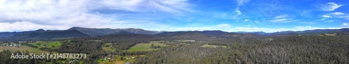 Photography Spectacular aerial Panorama of Buxton Victoria Australia
