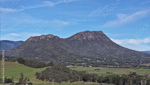 Cuadro en lienzo Spectacular aerial photo of Taggerty and Cathedral Mountain Victoria Australia