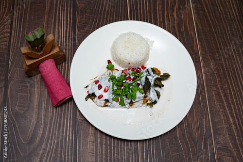 Foto Chiles en Nogada, a traditional Mexican dish