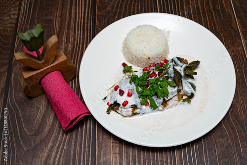 Fotografie Chiles en Nogada, a traditional Mexican dish