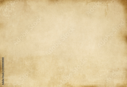 Beige grunge old paper texture for background design.