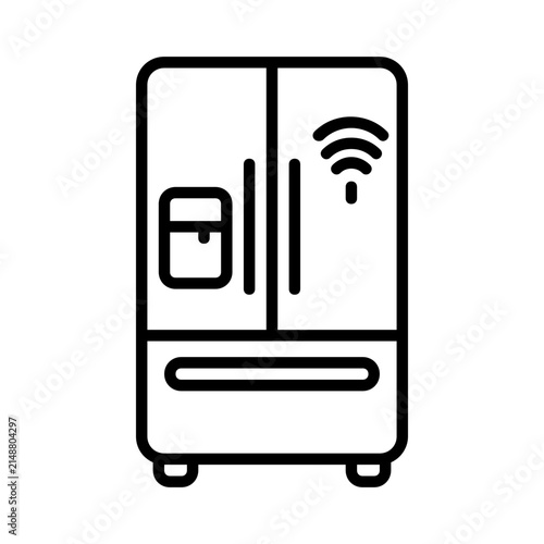 smart fridge icon