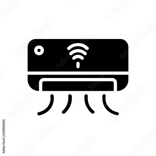 smart AC glyph icon