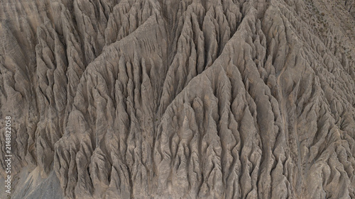 Obraz na plátne The spectacular multicolored badlands of Anjihai Grand Canyon in Xinjiang, China